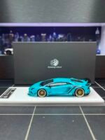 ( Pre-order) Rotating Wheel RW 1/64 Rowen Aventador S Diecast model - Iridescent blue ( ETA Sep 2026) - Image 2