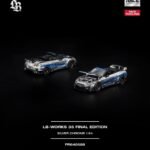 ( Pre-order) Poprace Diecast Model Car 1/ 64 LB-WORKS 35 FINAL EDITION SILVER CHROME NEW TOOLING ( ETA Q1 2027)