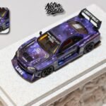 ( Pre-order) Nitro Blaze 1/64 SKYLINE ER34, LB-SUPER SILHOUETTE widebody Starry Purple Limited to 500 pcs ( ETA Oct 2026)