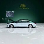 ( Pre-order) Rhino Model RM 1/64 Mercedes-Benz (Open hood) Green and White ( ETA Nov 2026.)