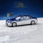 ( Pre-order) Rhino Model RM 1/64 Mercedes-Benz (Open hood) Blue and Silver ( ETA Nov 2026)