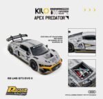 ( Pre-order) DarwinPRO x KILOworks 1/64 Audi R8 LMS GT3 EVO II - KLW0036-25 Air Force Grey ( ETA Q4 2026)