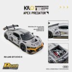 ( Pre-order) DarwinPRO x KILOworks 1/64 Audi R8 LMS GT3 EVO II - KLW0036-25 Air Force Grey ( ETA Q4 2026)