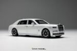 ( Pre-order) KING MODEL 1:64 Rolls-Royce Phantom VIII Metallic White ( ETA Dec 2026)