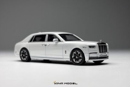 ( Pre-order) KING MODEL 1:64 Rolls-Royce Phantom VIII Metallic White ( ETA Dec 2026)