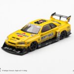 MINI GT NISSAN LB-ER34 SUPER SILHOUETTE SKYLINE SPORT YELLOW