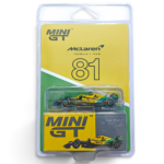 MINI GT MCLAREN MCL38 #81 OSCAR PIASTRI 2024 F1 MONACO GP 2ND PLACE BLISTER PACKAGING
