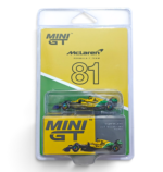 MINI GT MCLAREN MCL38 #81 OSCAR PIASTRI 2024 F1 MONACO GP 2ND PLACE BLISTER PACKAGING