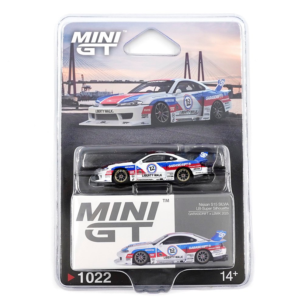 192f18751b02275b0e022ef39f20f901 (1) MINI GT NISSAN LB-SUPER SILHOUETTE S15 SILVIA GARASIDRIFT X L - Image 1