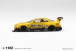 MINI GT NISSAN LB-ER34 SUPER SILHOUETTE SKYLINE SPORT YELLOW BLISTER PACKAGING - Image 3