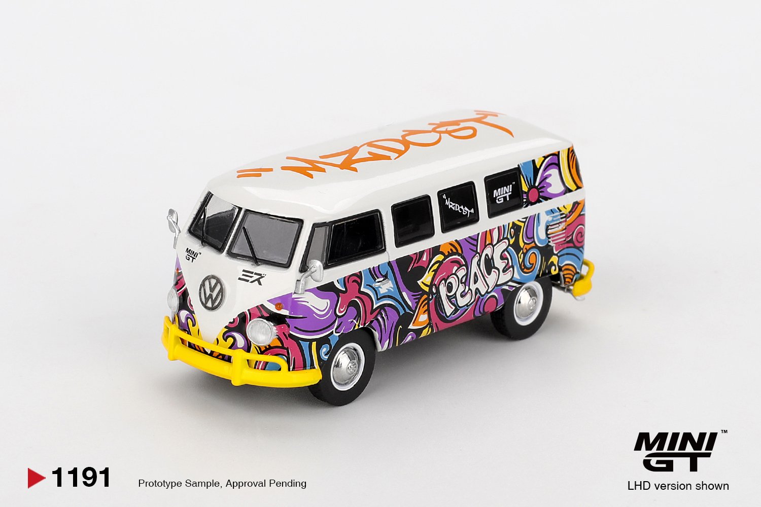 8aea4b902dd90e5e35ae585b1d6b4111 (1) MINI GT VOLKSWAGEN T1 MICROBUS MIZU DESIGN - Image 1