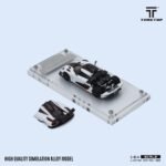 Time Top Koenigsegg One1 White with  Red Edges Gift Box - Image 3
