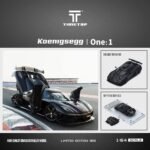 Time Top Koenigsegg One1 All Black Carbon Gift Box