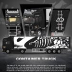 Cool Car Scania Container Truck Chalop Dragon