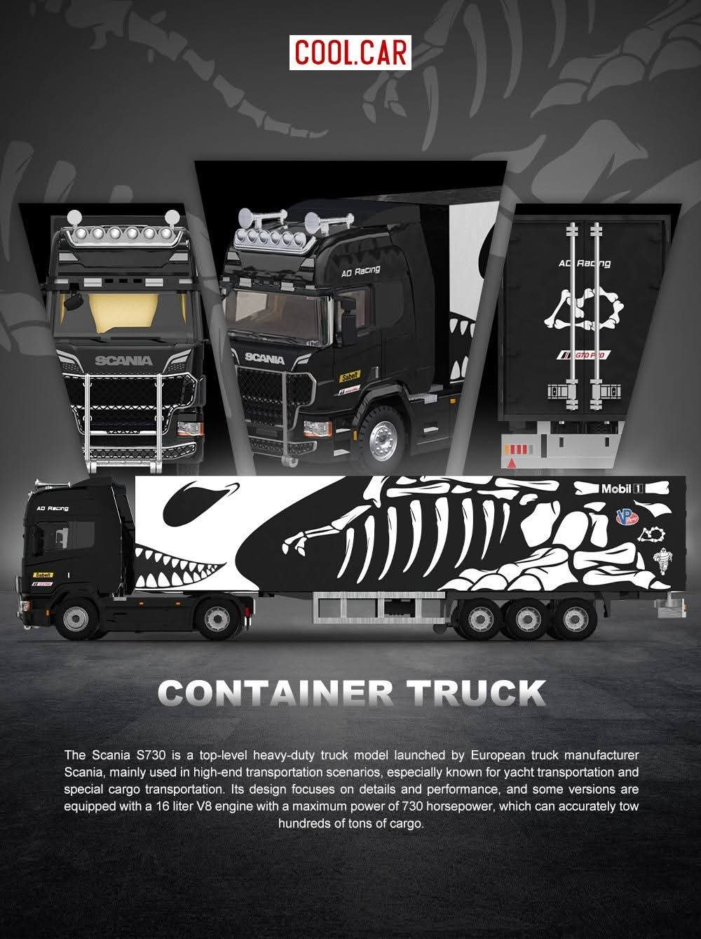 FB_IMG_1790592882746 Cool Car Scania Container Truck Chalop Dragon - Image 1