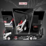 Cool Car H300 Flatbed Transport Trailer Bone Dragon #77