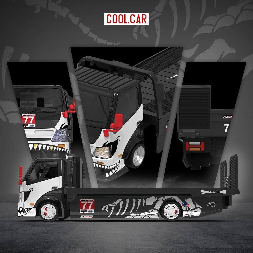 FB_IMG_1790597347104 Cool Car H300 Flatbed Transport Trailer Bone Dragon #77 - Image 1