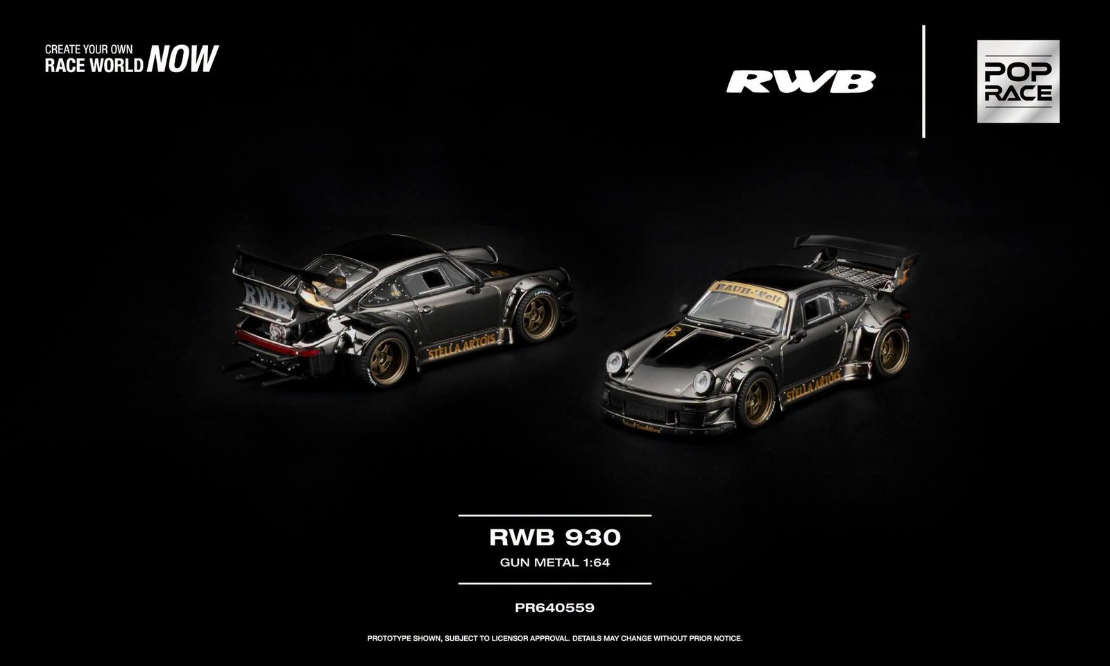 IMG-20260919-WA0005(4) (Pre-order) Pop Race RWB 930 Gun Metal (Q2 2027) - Image 1