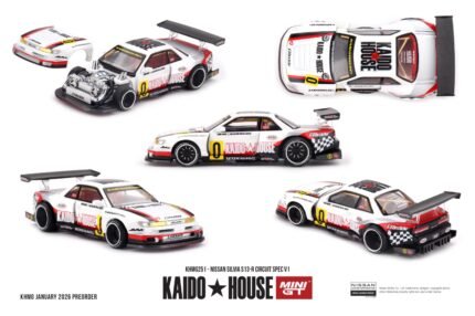 Kaido House X MINI GT NISSAN SILVIA S13-R CIRCUIT SPEC V1