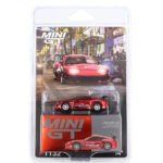 MINI GT TOYOTA SUPRA A80 TOP SECRET GT300 TOP SECRET RED CHROME BLISTER PACKAGING