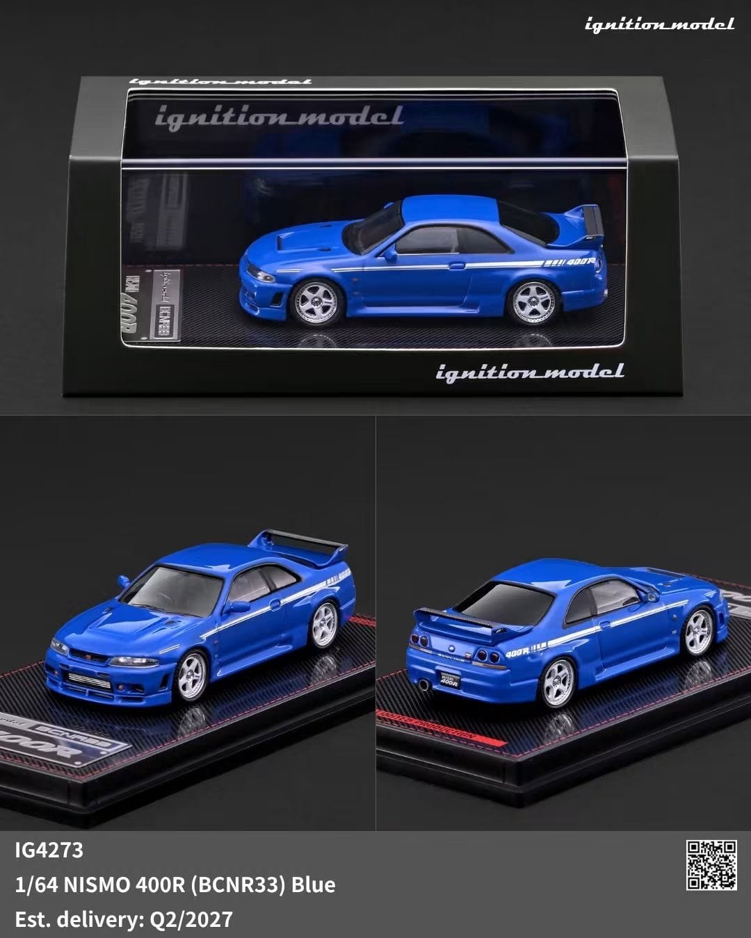 IMG-20261008-WA0018 (Pre-order) Ignition Model Nismo 400R BCNR33 Blue (Q2 2027) - Image 1